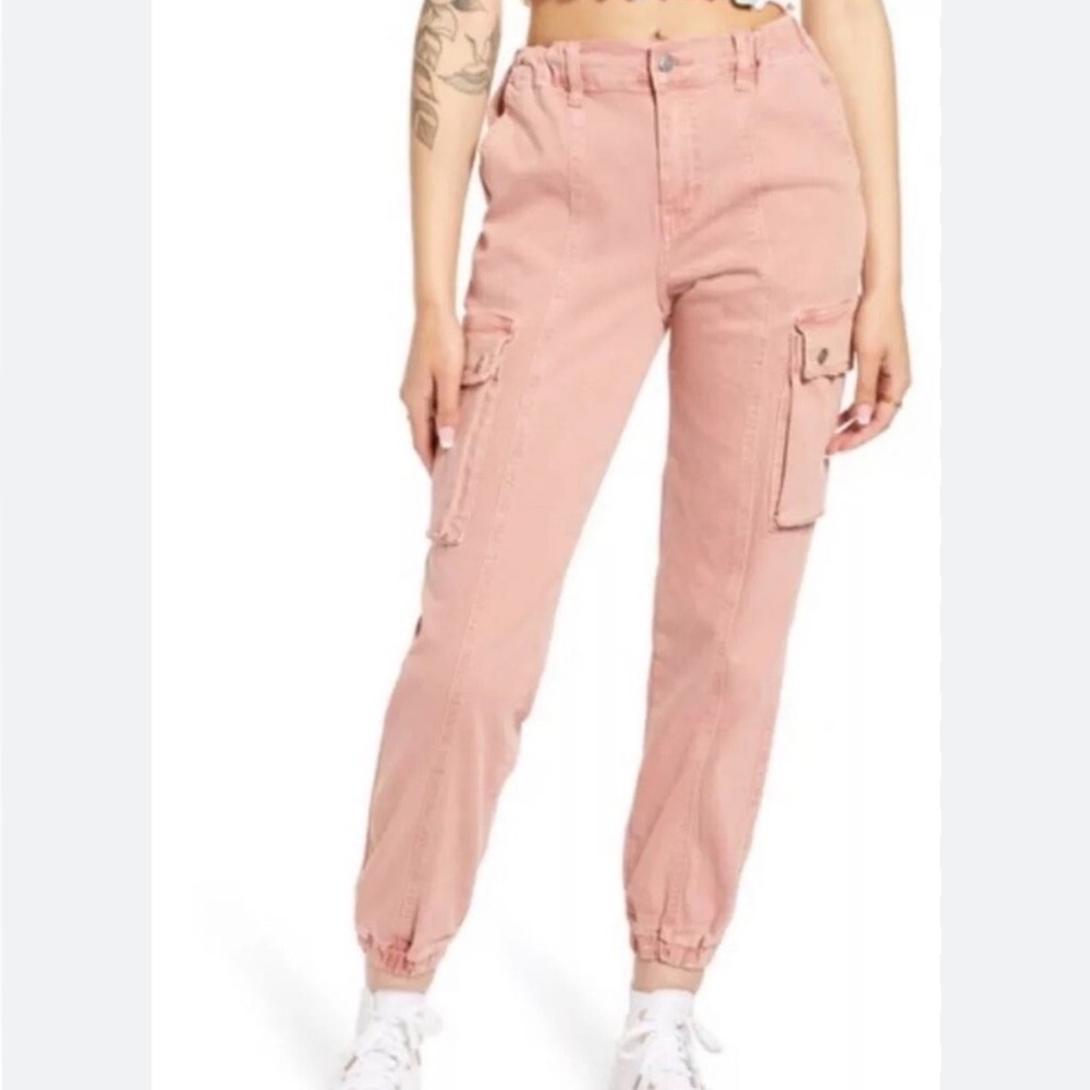 BP pink cargo style jogger pants